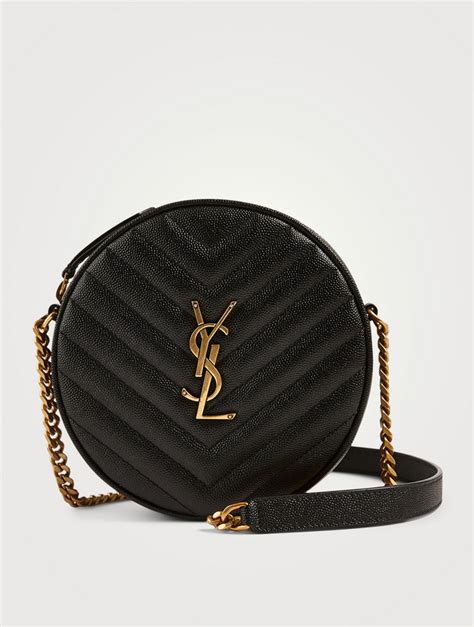 ysl bags holt renfrew|Vinyle YSL Monogram Round Leather Crossbody Bag.